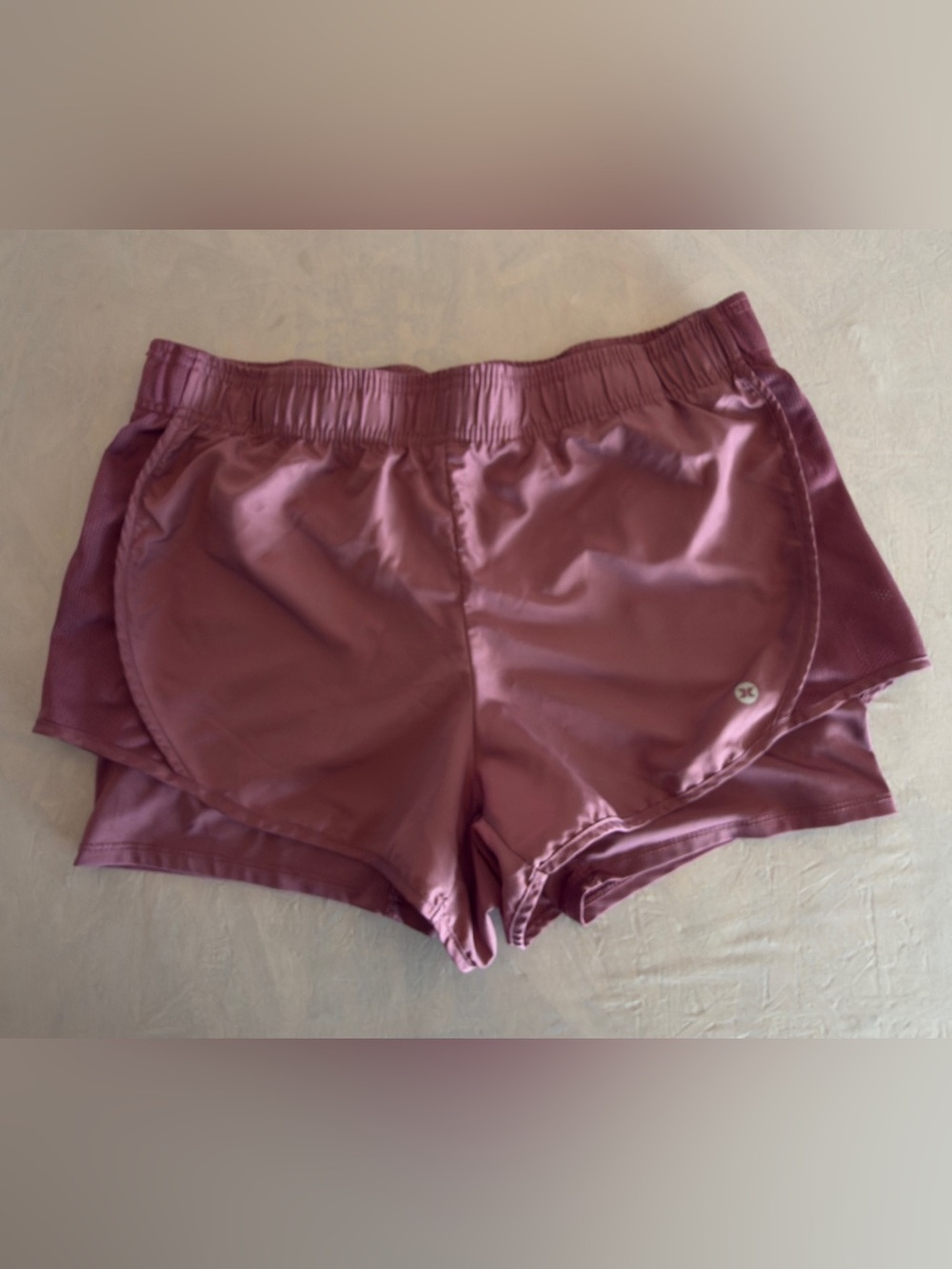RBX Women's Athletic Shorts - Mauve Plum
